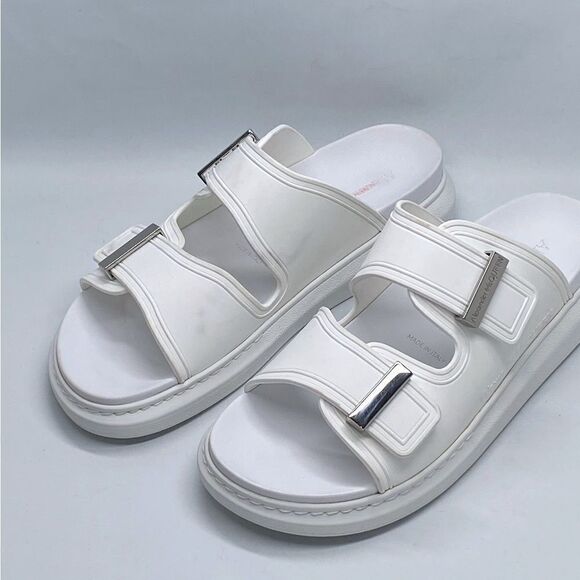 Alexander McQueen Two-Band Rubber Slides size 40 - Picture 6 of 16